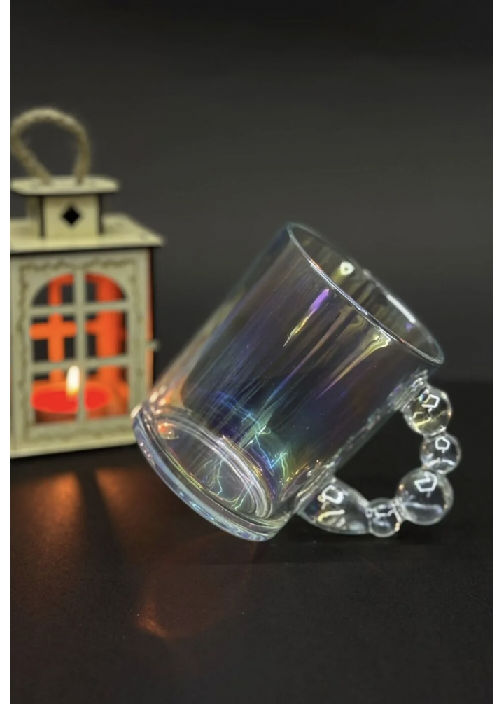 KirLiNova Hologram Kulplu Cam Bardak