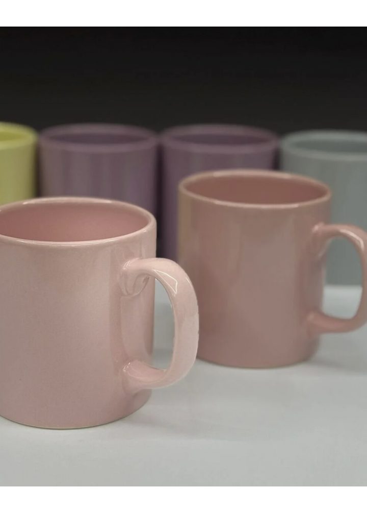 KirLiNova Renkli Seramik Kupa – 2 Kişilik Set