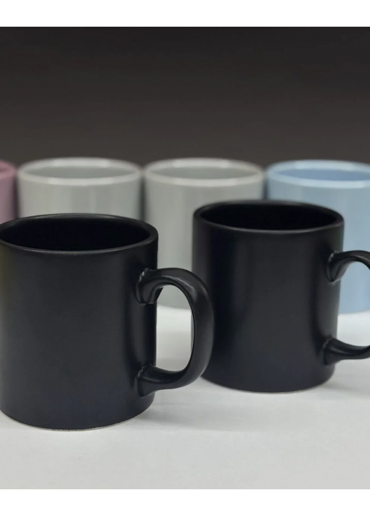 KirLiNova Renkli Seramik Kupa – 2 Kişilik Set