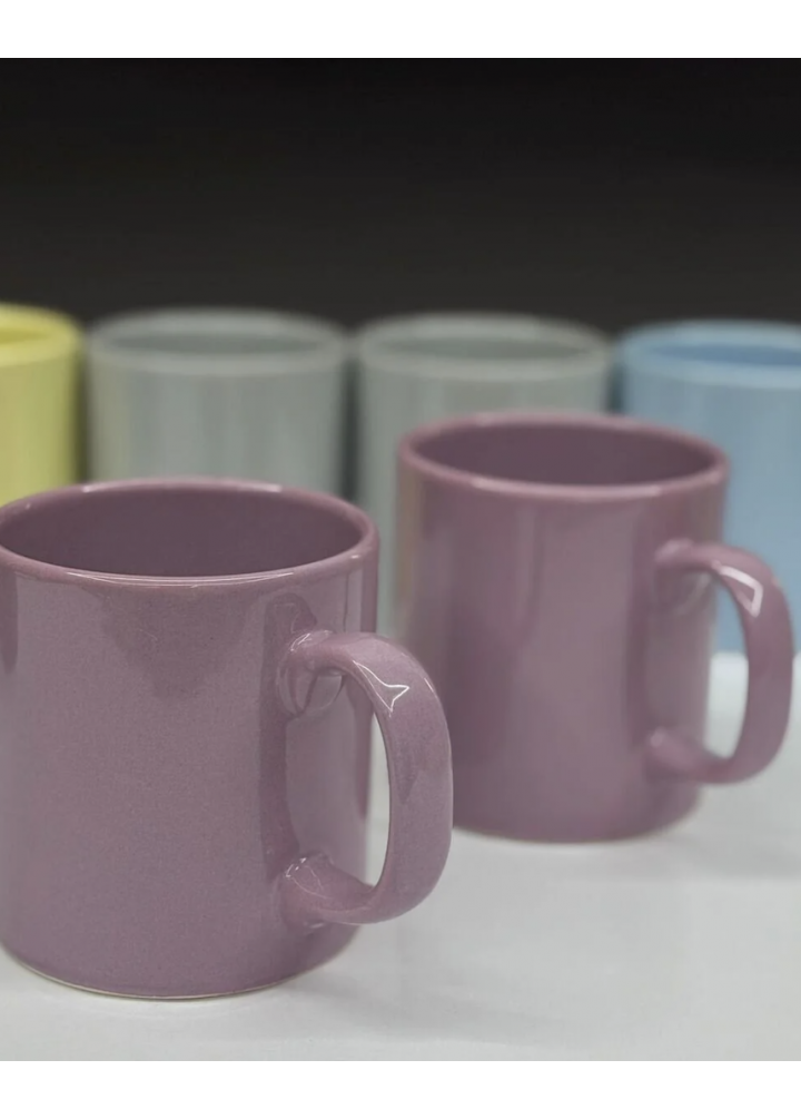 KirLiNova Renkli Seramik Kupa – 2 Kişilik Set