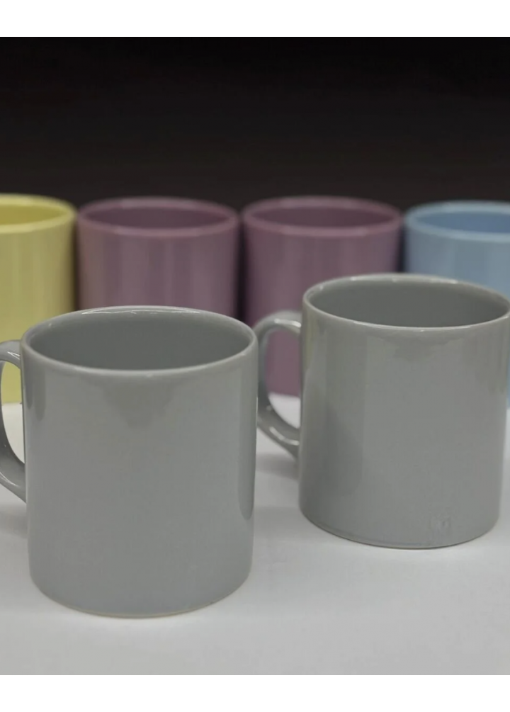 KirLiNova Renkli Seramik Kupa – 2 Kişilik Set