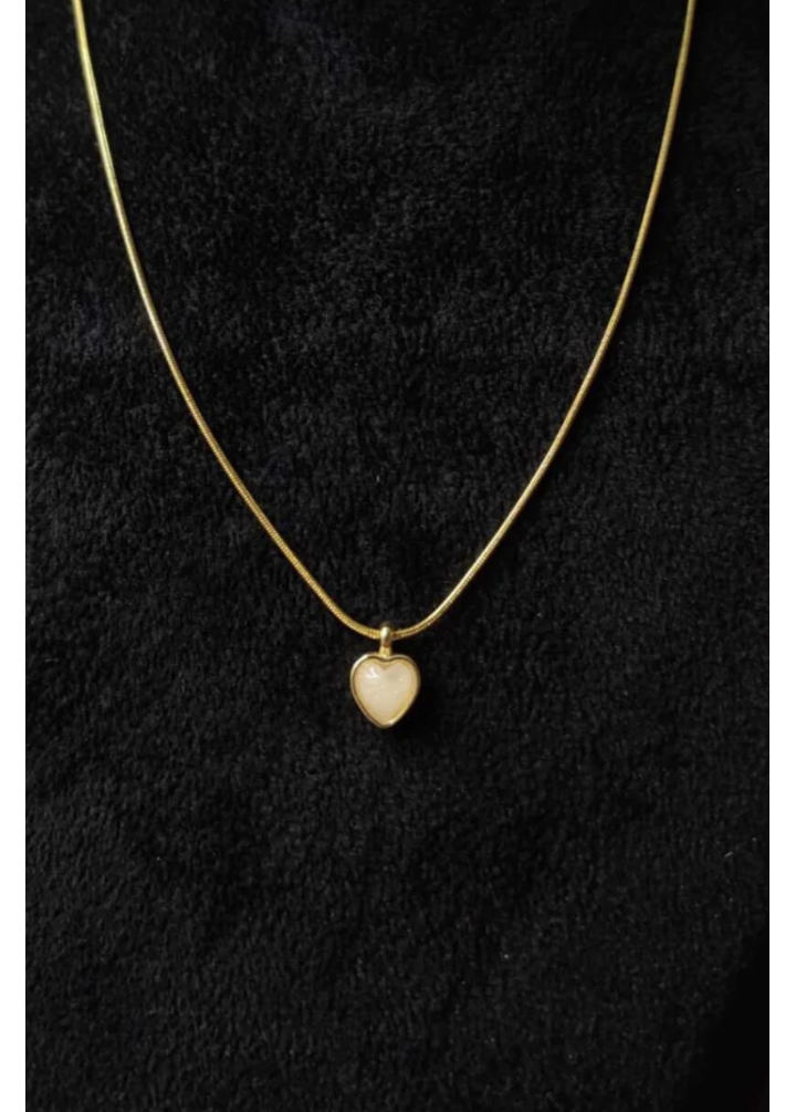 KirLiNova Küçük Kalp Figürlü Gold Renk İnce Zincir Kolye
