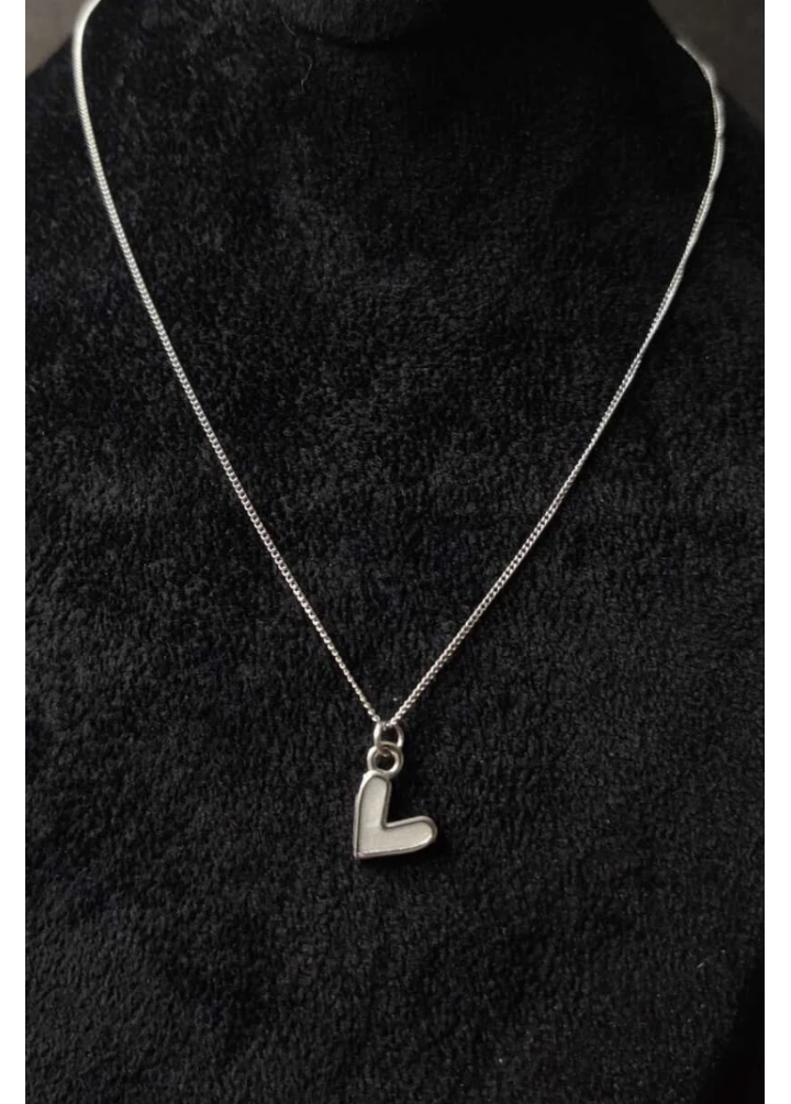 KirLiNova Harf Figürlü Minimal Kadın Kolye Zincir